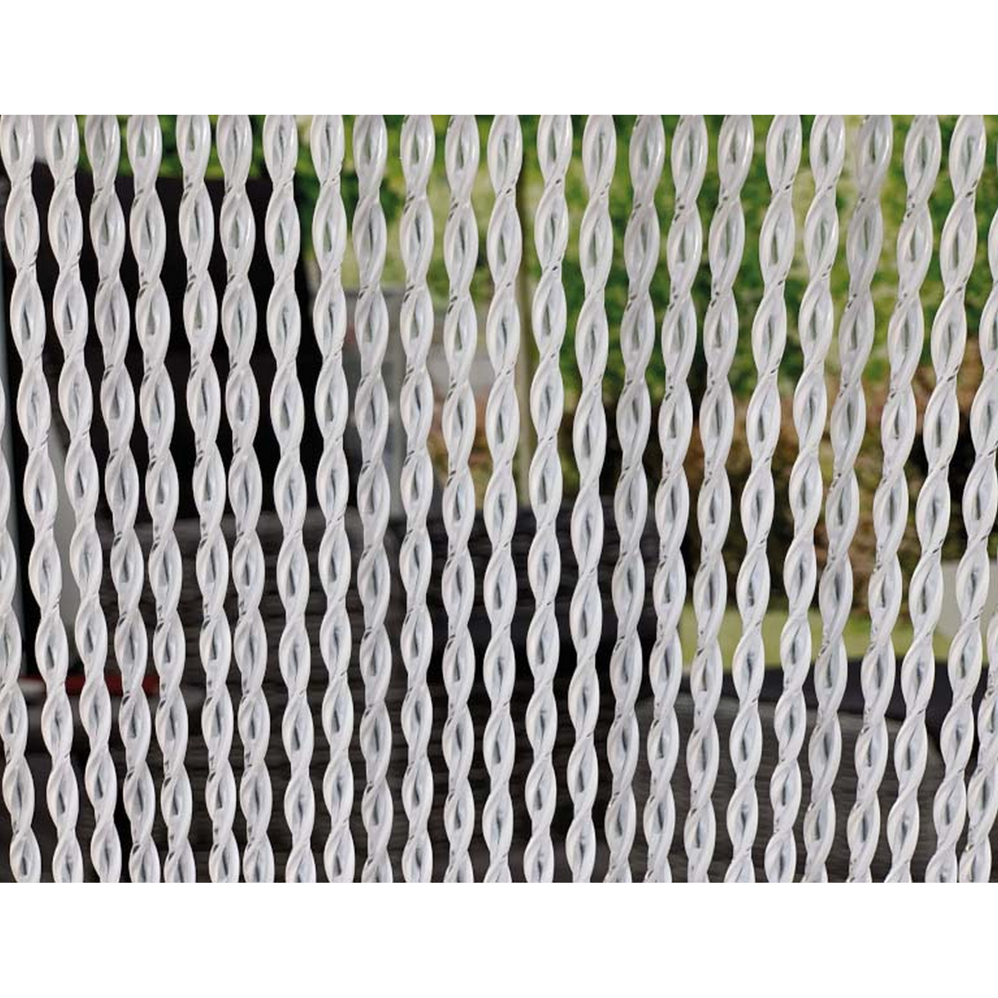 Türvorhang 'Piemonte' tarnsparent/weiß 90 x 210 cm + product picture