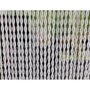 Türvorhang 'Piemonte' tarnsparent/weiß 90 x 210 cm