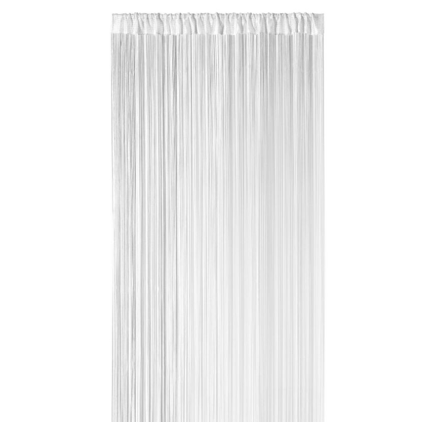 Fadenvorhang Polyester weiß 90 x 245 cm