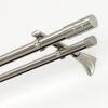 Doppelte Gardinenstange aus Metall