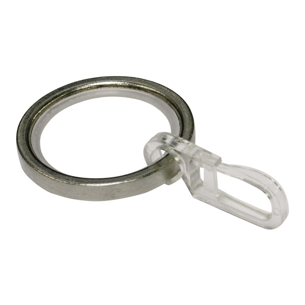 Metallring mit durchsichtigem Haken
