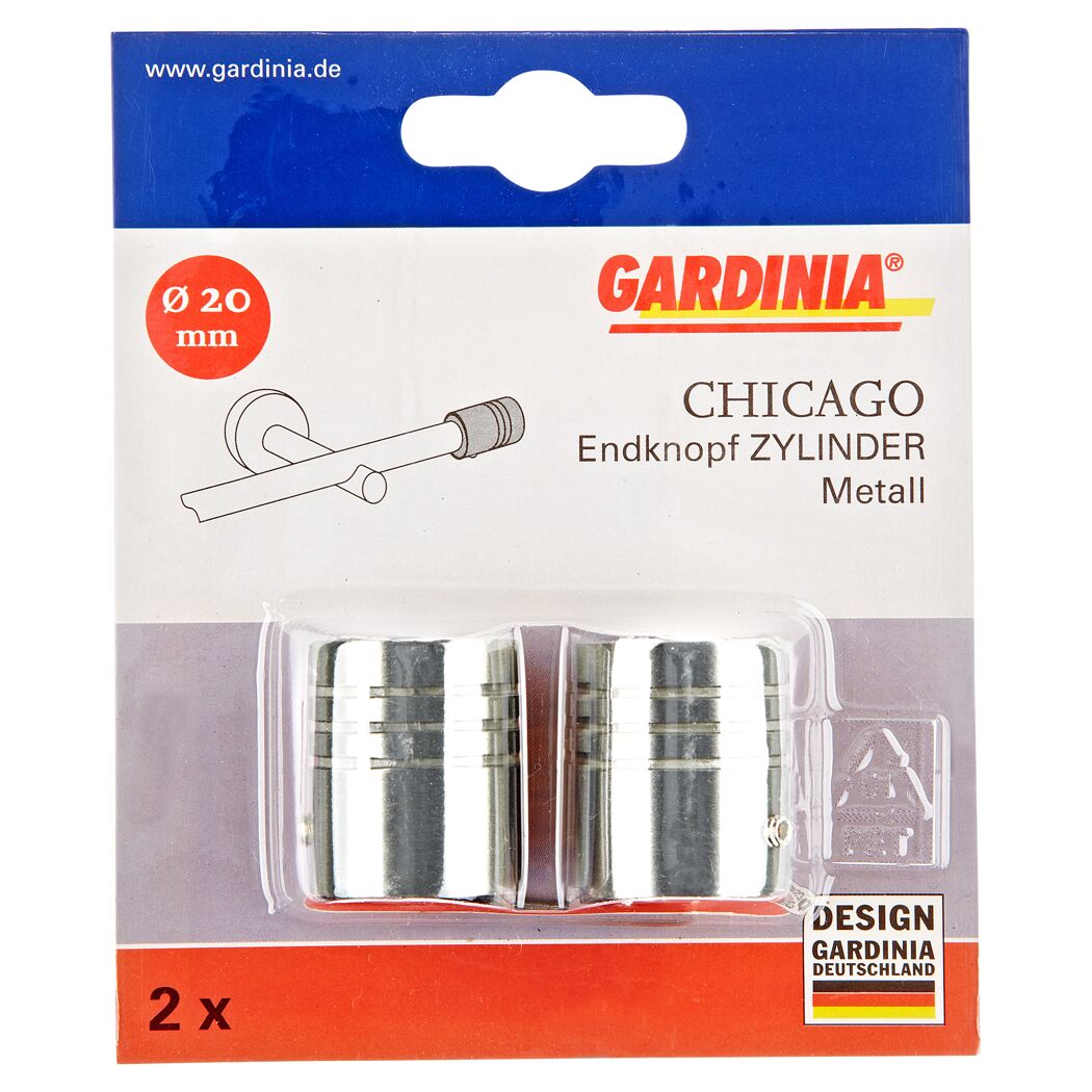 Gardina Chicago Endknopf Zylinder Metall