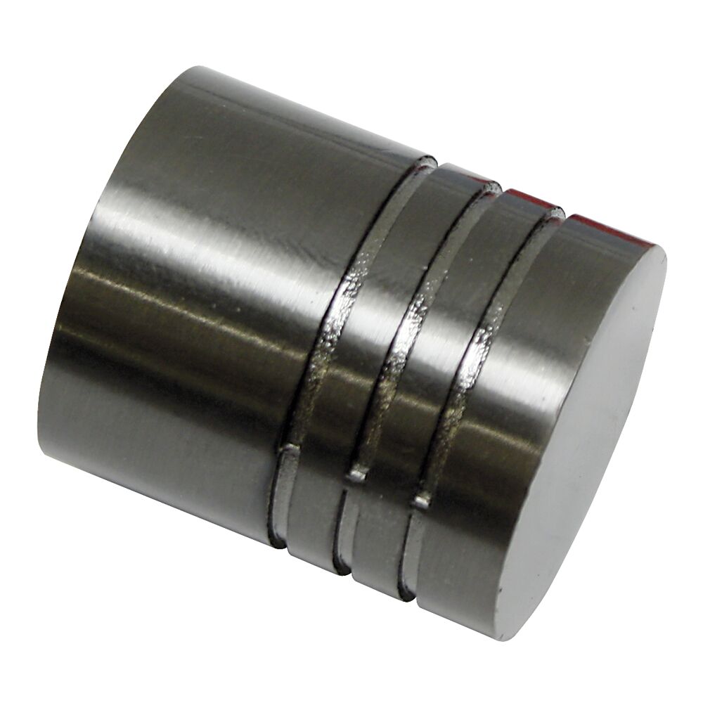 Titanfarbener Endknopf Chicago