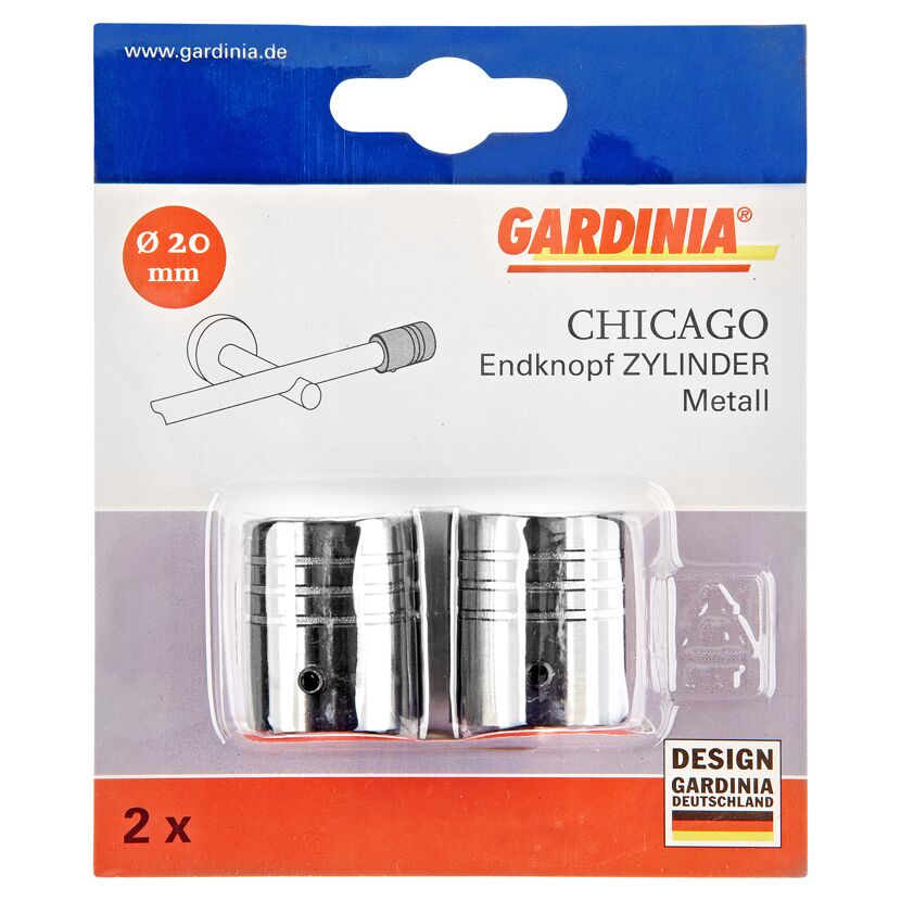 Gardina Chicago Endknopf Zylinder Metall