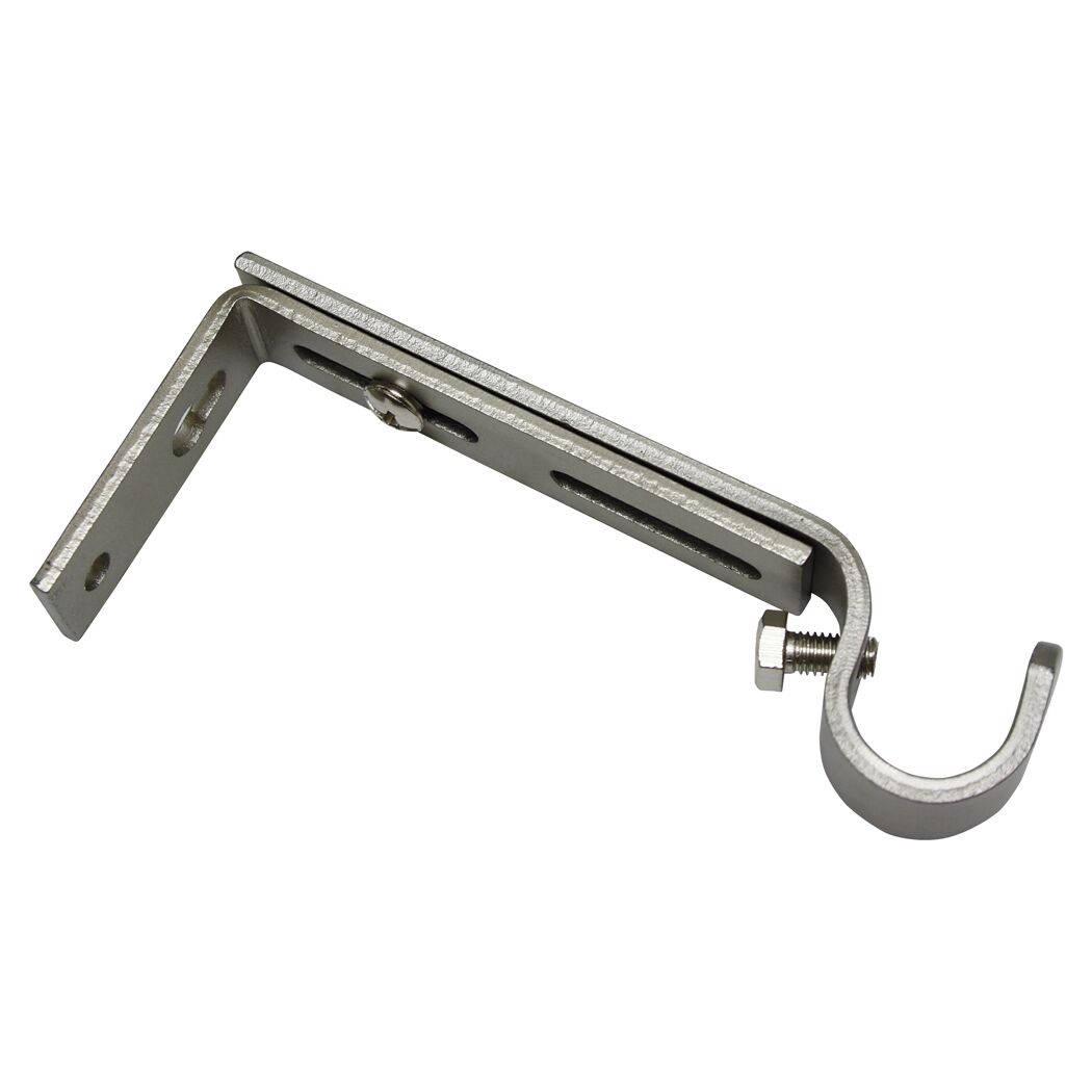 Gardinenstange Träger Memphis silber-matt