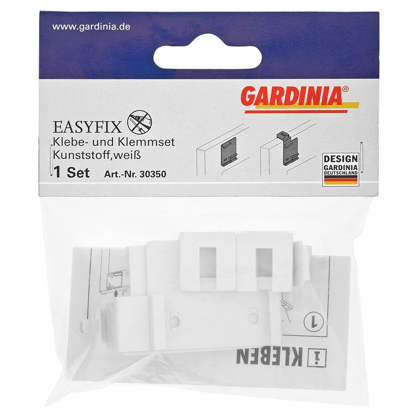 Gardina Easyfix Klebe- und Klemmset weiß