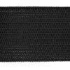 Schwarzes, elastisches Gummiband