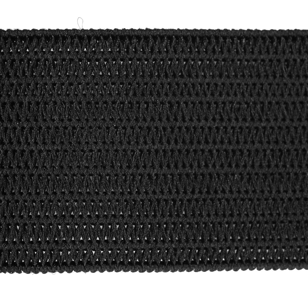 Schwarzes, elastisches Gummiband