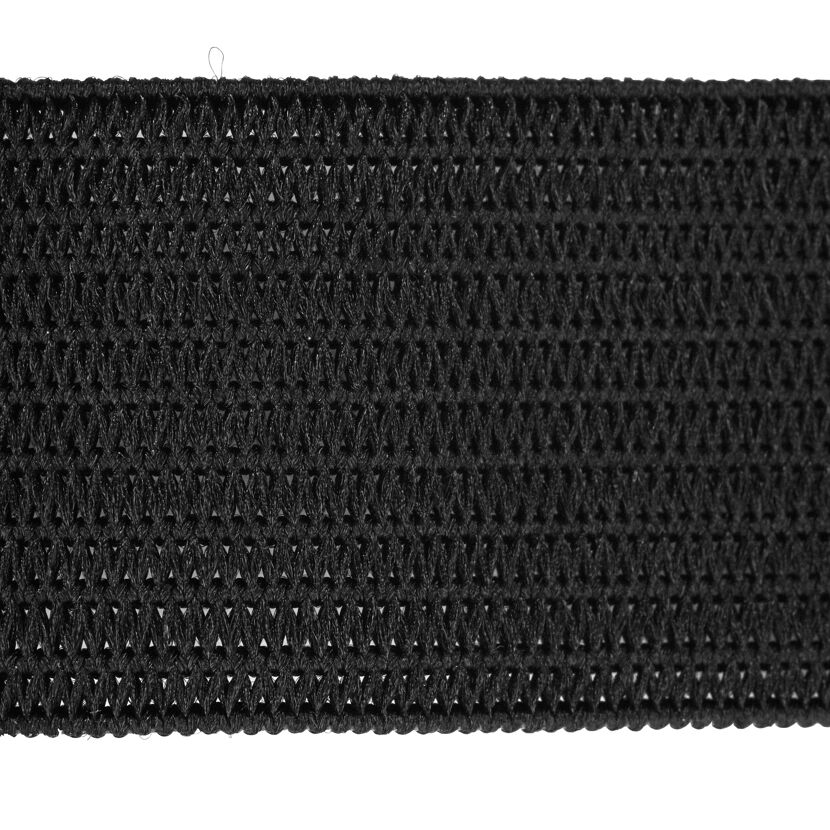Schwarzes, elastisches Gummiband