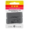 Gummiband 2 cm von KWM, extra starker Zug, 2 m lang