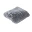 Schaffell-Kissen 35 x 35 cm grau
