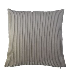 Kissen 'Cord' grau 45 x 45 cm