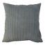 Kissen 'Cord' grau 45 x 45 cm