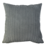 Kissen 'Cord' grau 45 x 45 cm