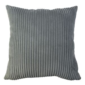 Kissen 'Cord' grau 45 x 45 cm