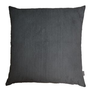 Kissen 'Cord' dunkelgrau 65 x 65 cm