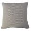 Kissen 'Wabe' grau 45 x 45 cm