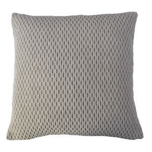 Kissen 'Wabe' grau 45 x 45 cm