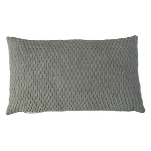 Kissen 'Wabe' grün/grau 30 x 50 cm