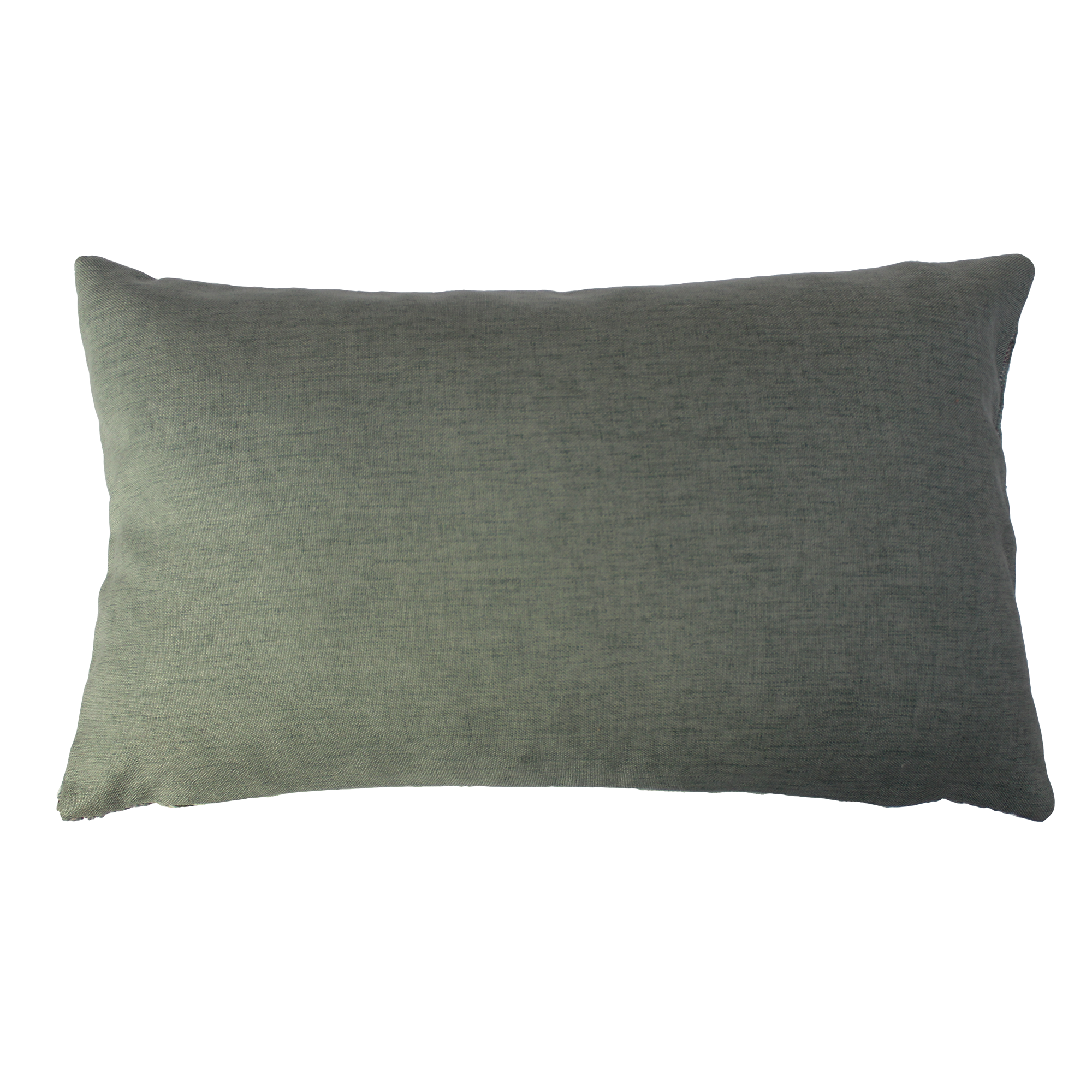 Kissen 'Wabe' grün/grau 30 x 50 cm