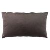Kissen 'Samt' grau 30 x 50 cm