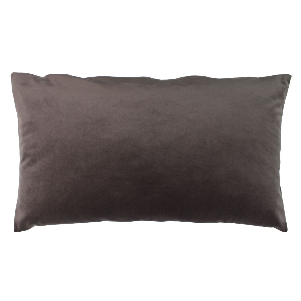 Kissen 'Samt' grau 30 x 50 cm
