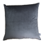 Kissen 'Samt' dunkelgrau 65 x 65 cm
