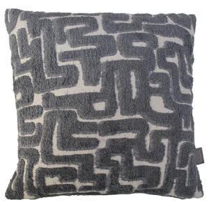 Kissen 'Boho' grau 45 x 45 cm