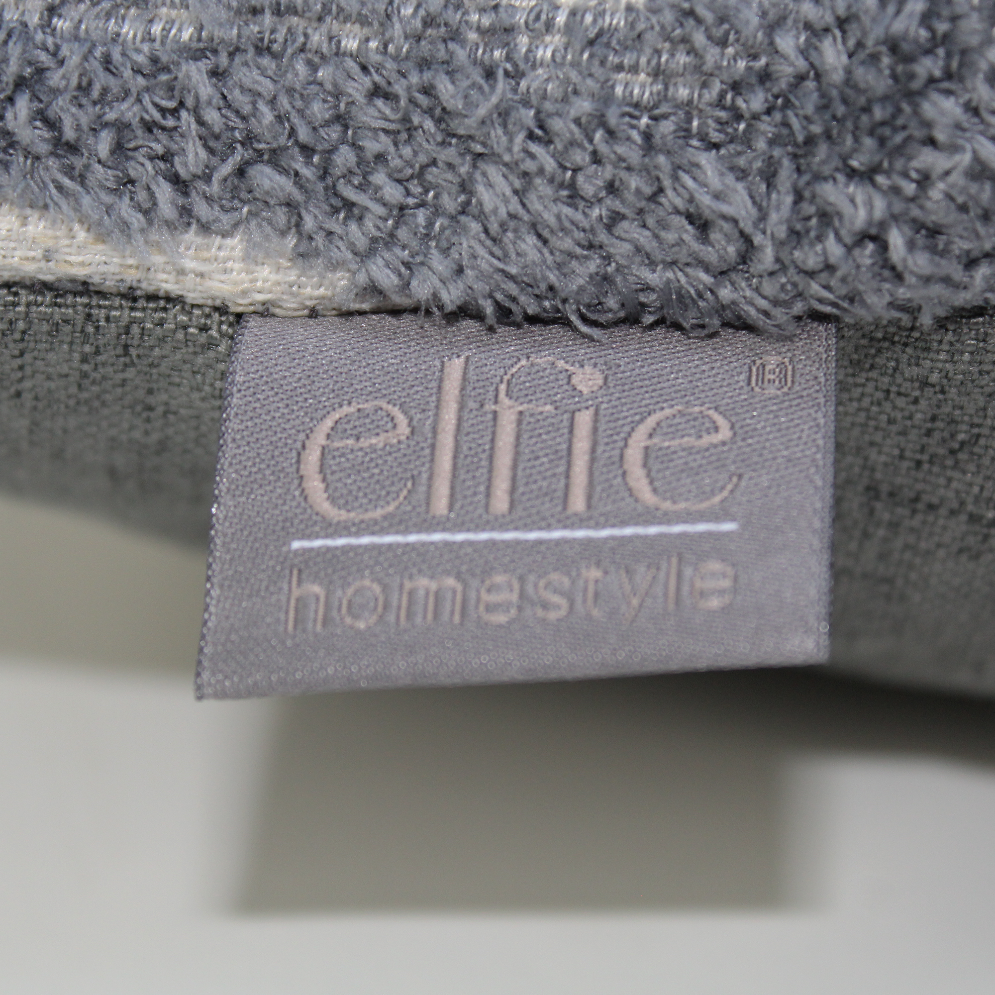 Kissen 'Boho' grau 45 x 45 cm