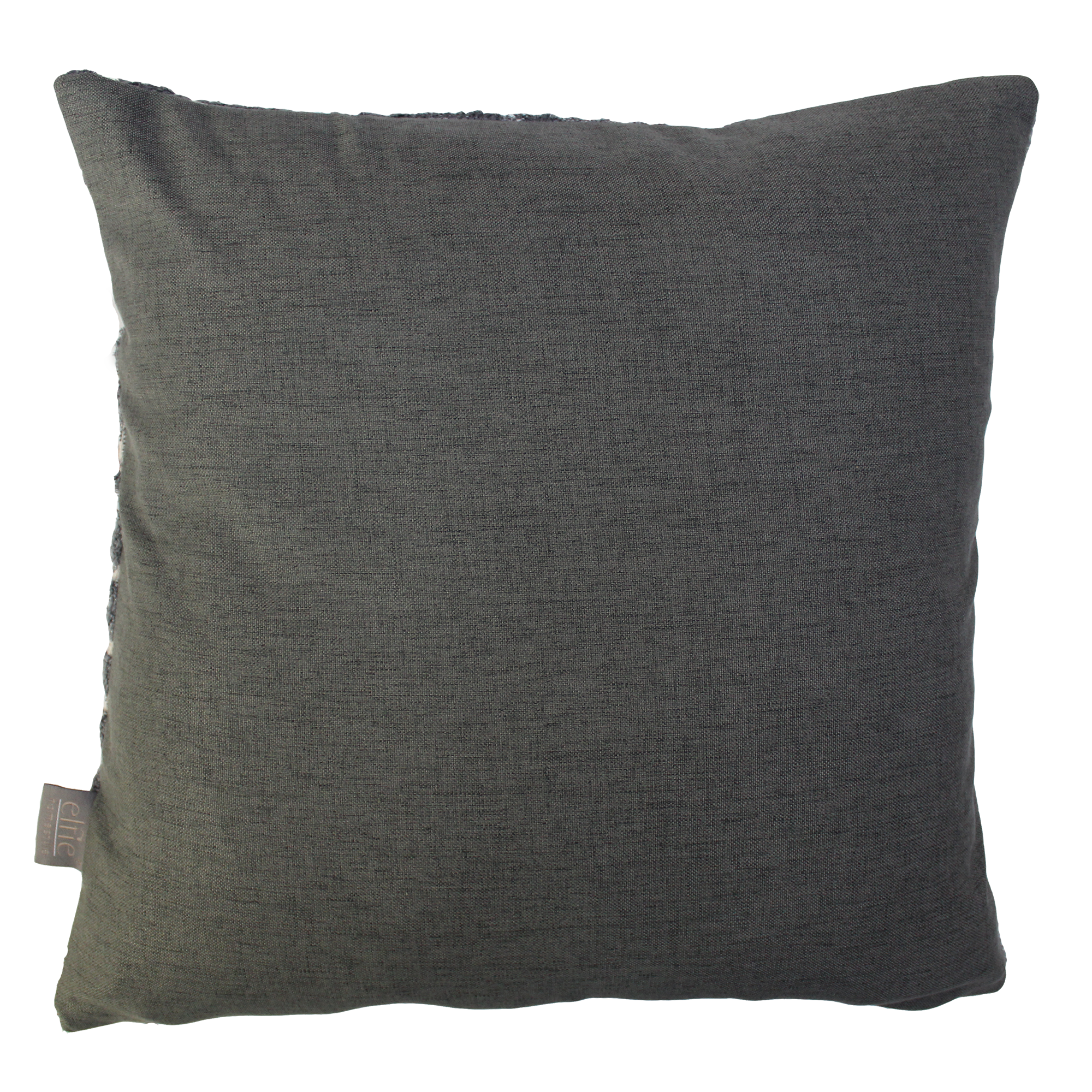 Kissen 'Boho' grau 45 x 45 cm