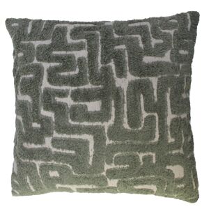 Kissen 'Boho' khaki/sandfarben 45 x 45 cm