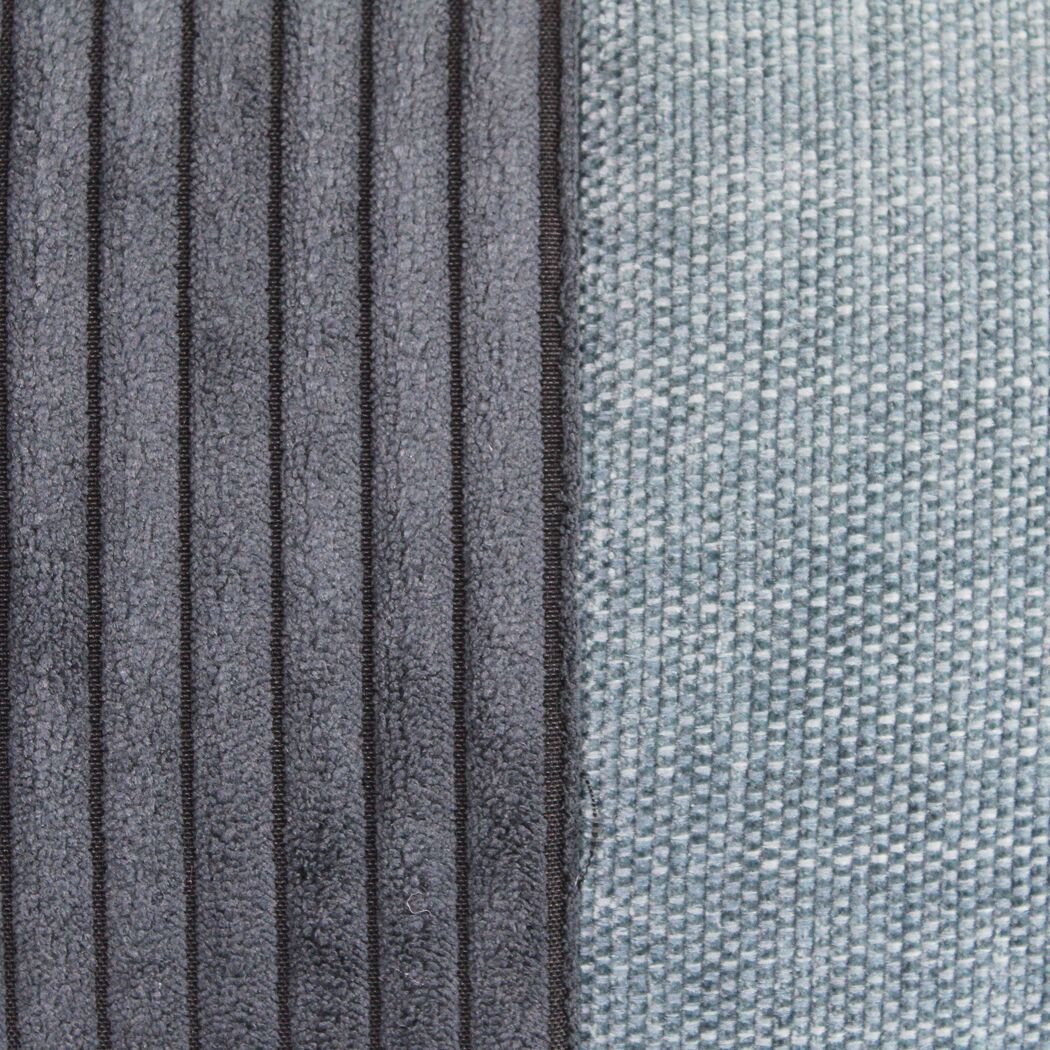 Kissen 'Tris aqua' blau 30 x 50 cm