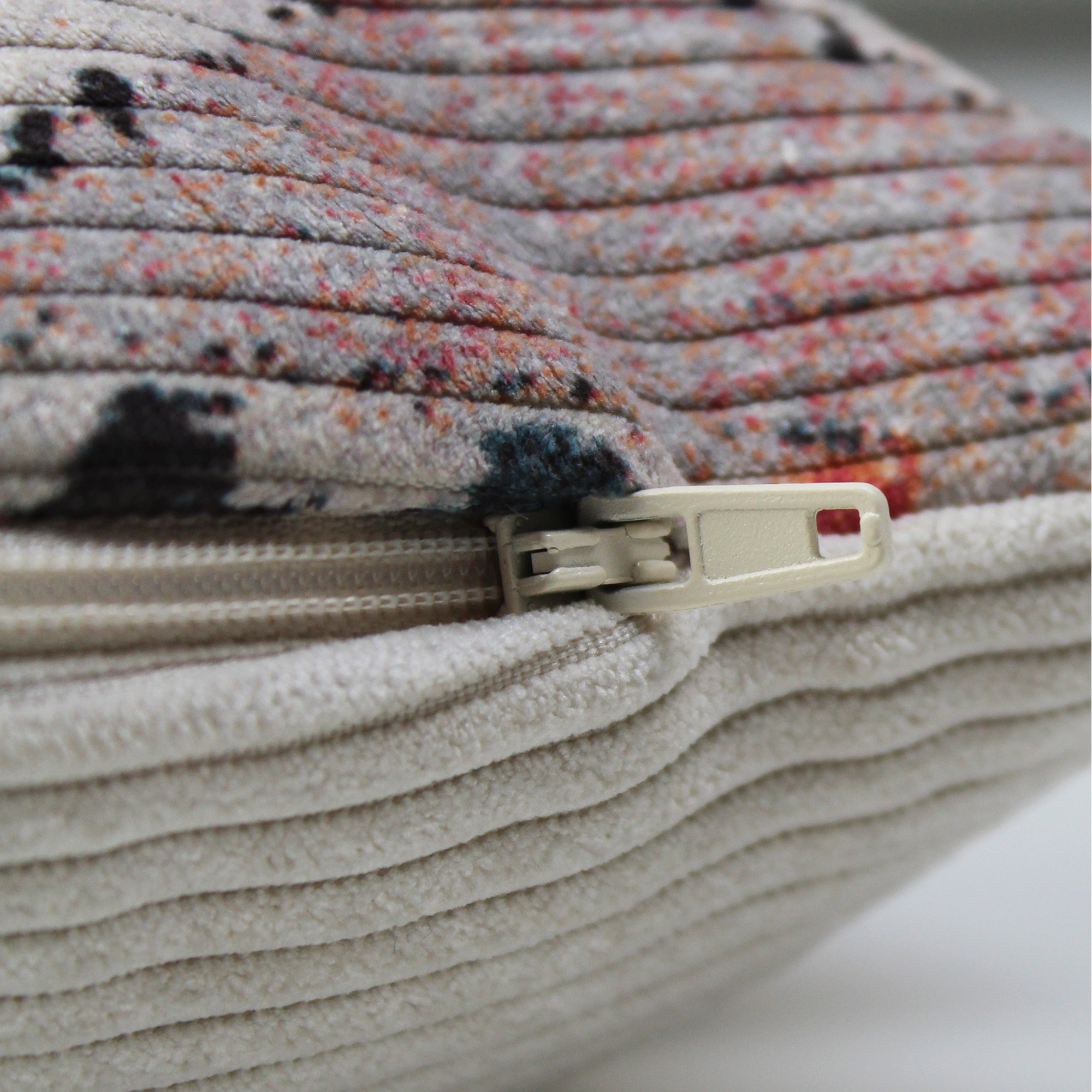 Kissen 'Ikat Cord' mehrfarbig 30 x 50 cm