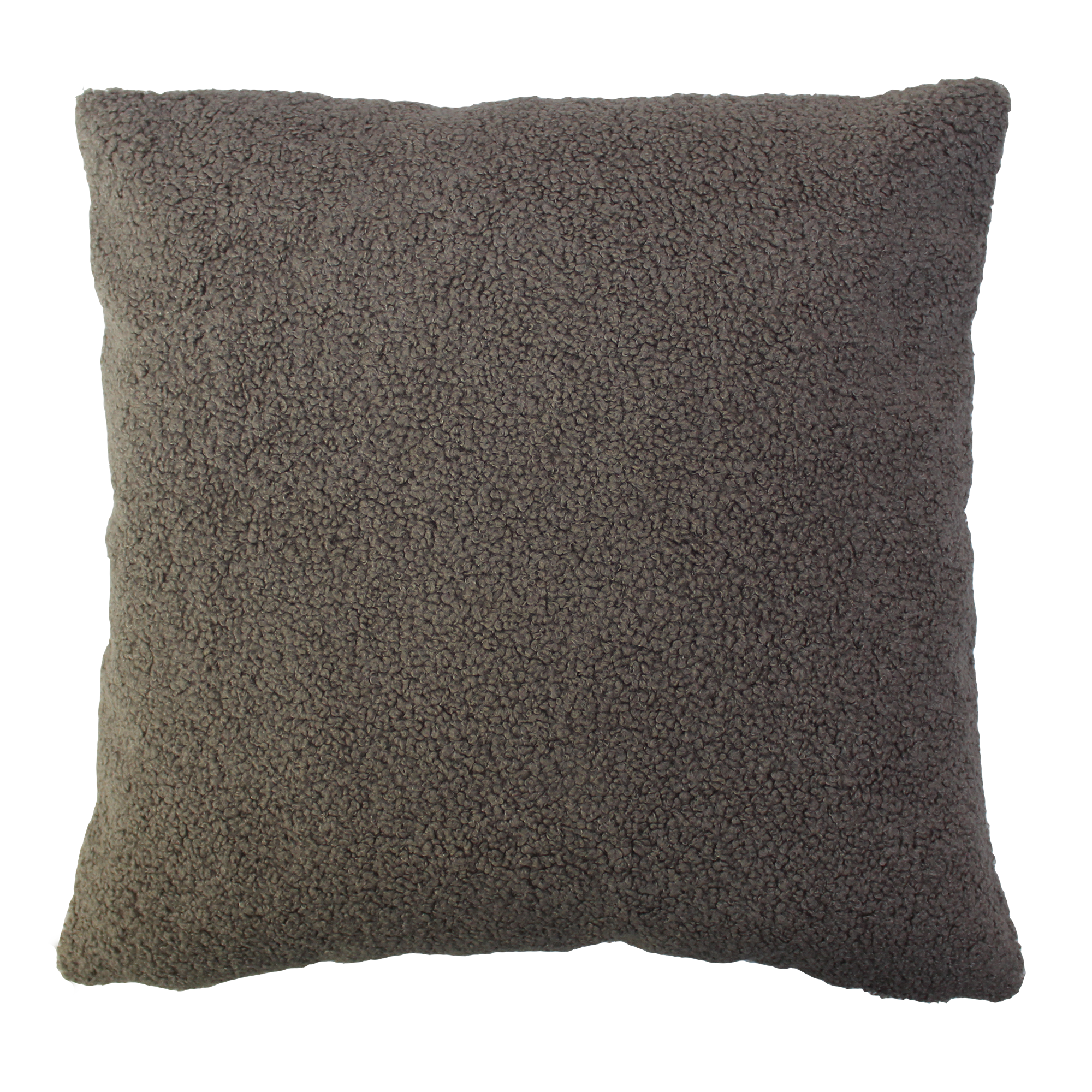 Kissenhülle 'Boucle' grau 45 x 45 cm