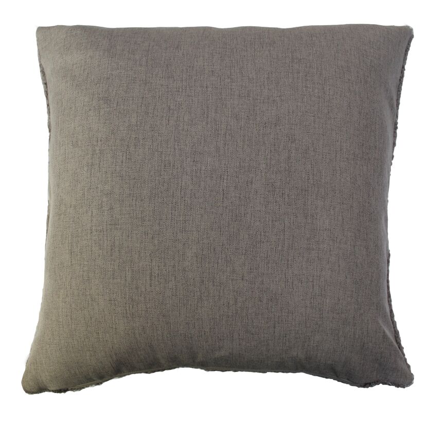 Kissenhülle 'Boucle' grau 45 x 45 cm
