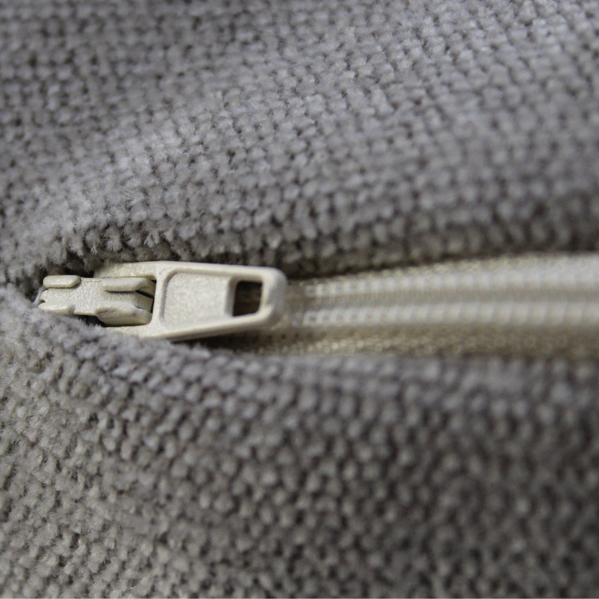 Kissenhülle 'Melange' sandfarben/grau 45 x 45 cm