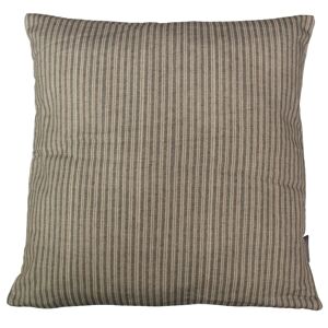 Kissenhülle 'Streifen' grau/beige 45 x 45 cm