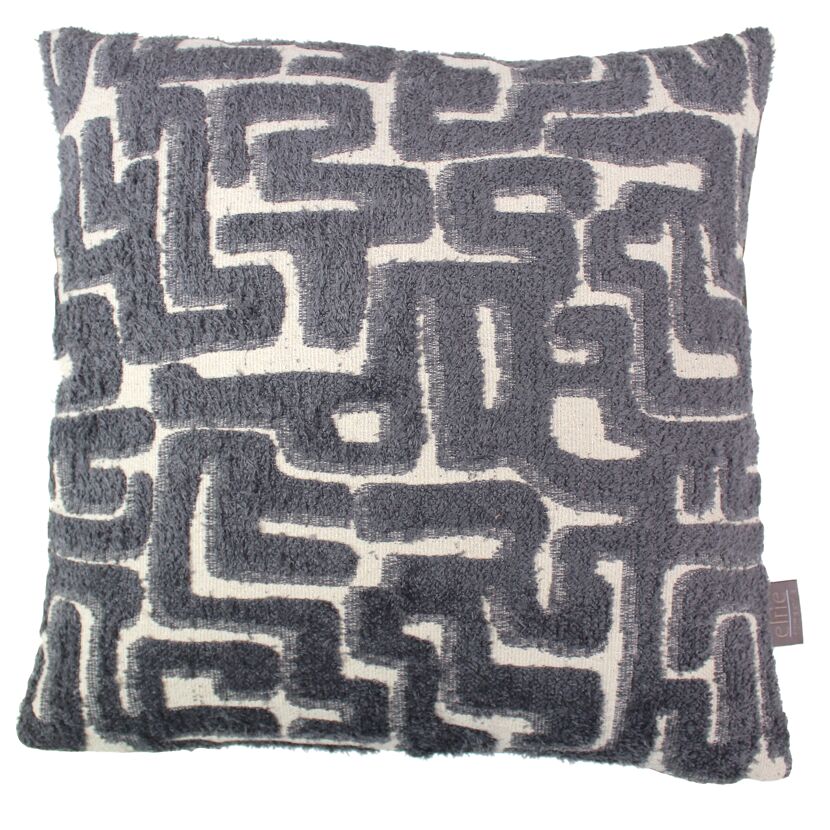 Kissenhülle 'Boho' blau/beige 45 x 45 cm