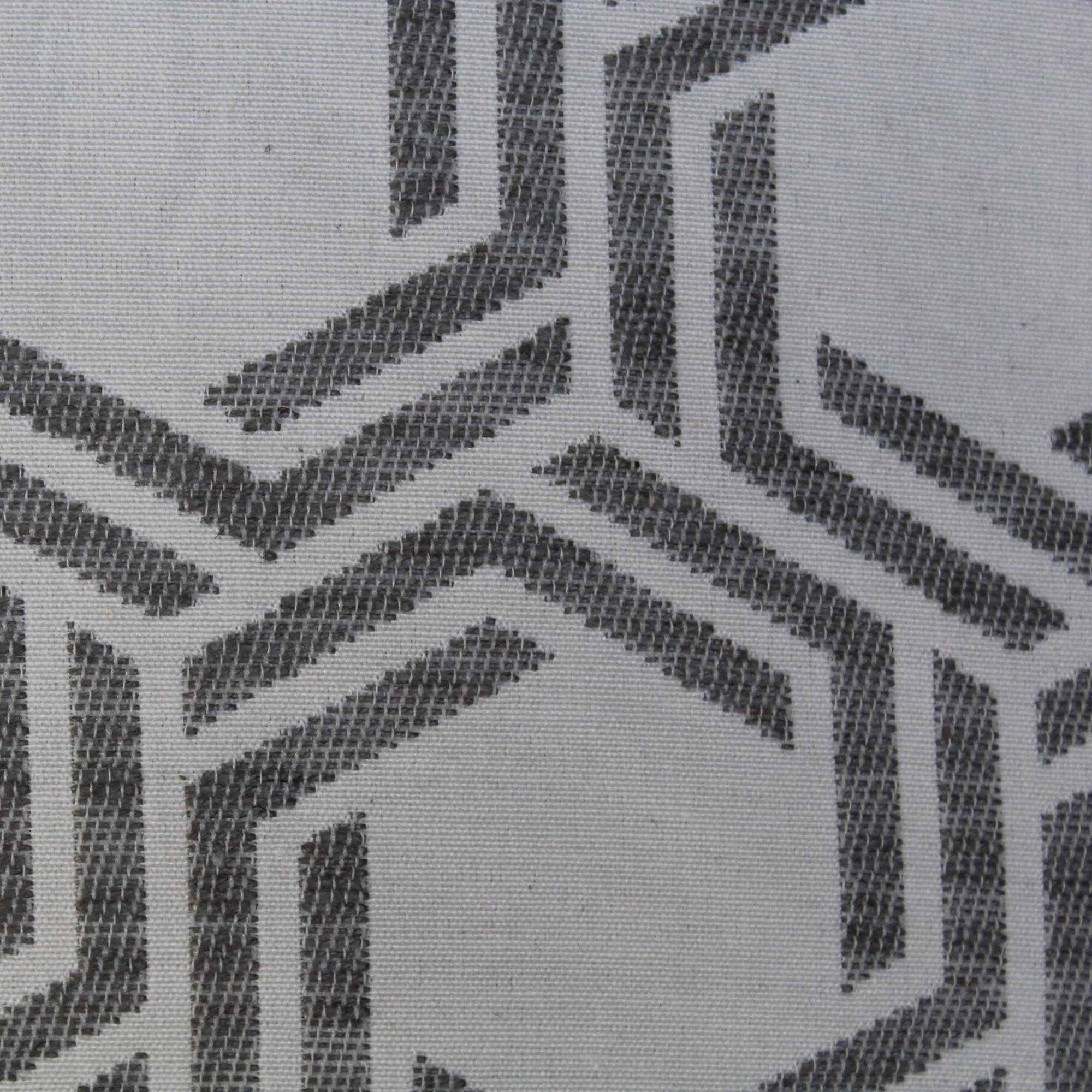 Kissenhülle 'Raute' grau/beige 45 x 45 cm