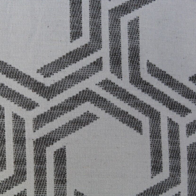 Kissenhülle 'Raute' grau/beige 45 x 45 cm