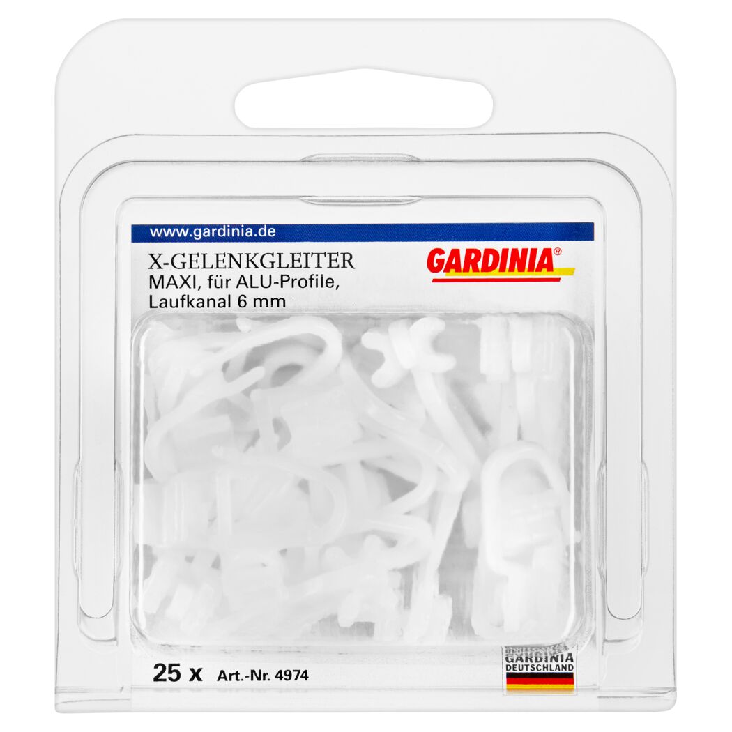 Gardina X-Gelenkgleiter Maxi für ALU-Profile, Laufkanal 6 mm