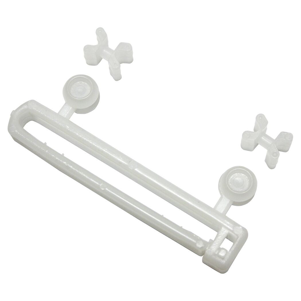 Weißer Schlaufengleiter mit Rollen