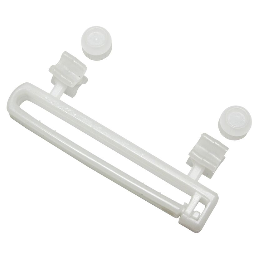 Weißer Schlaufengleiter mit Rollen