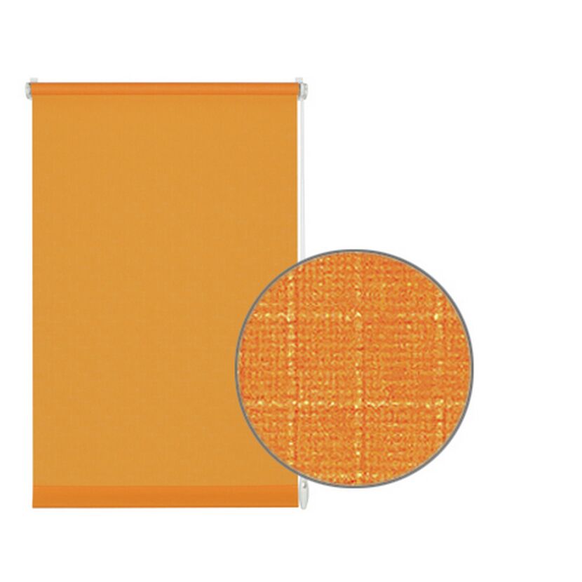 Orangefarbenes Rollo