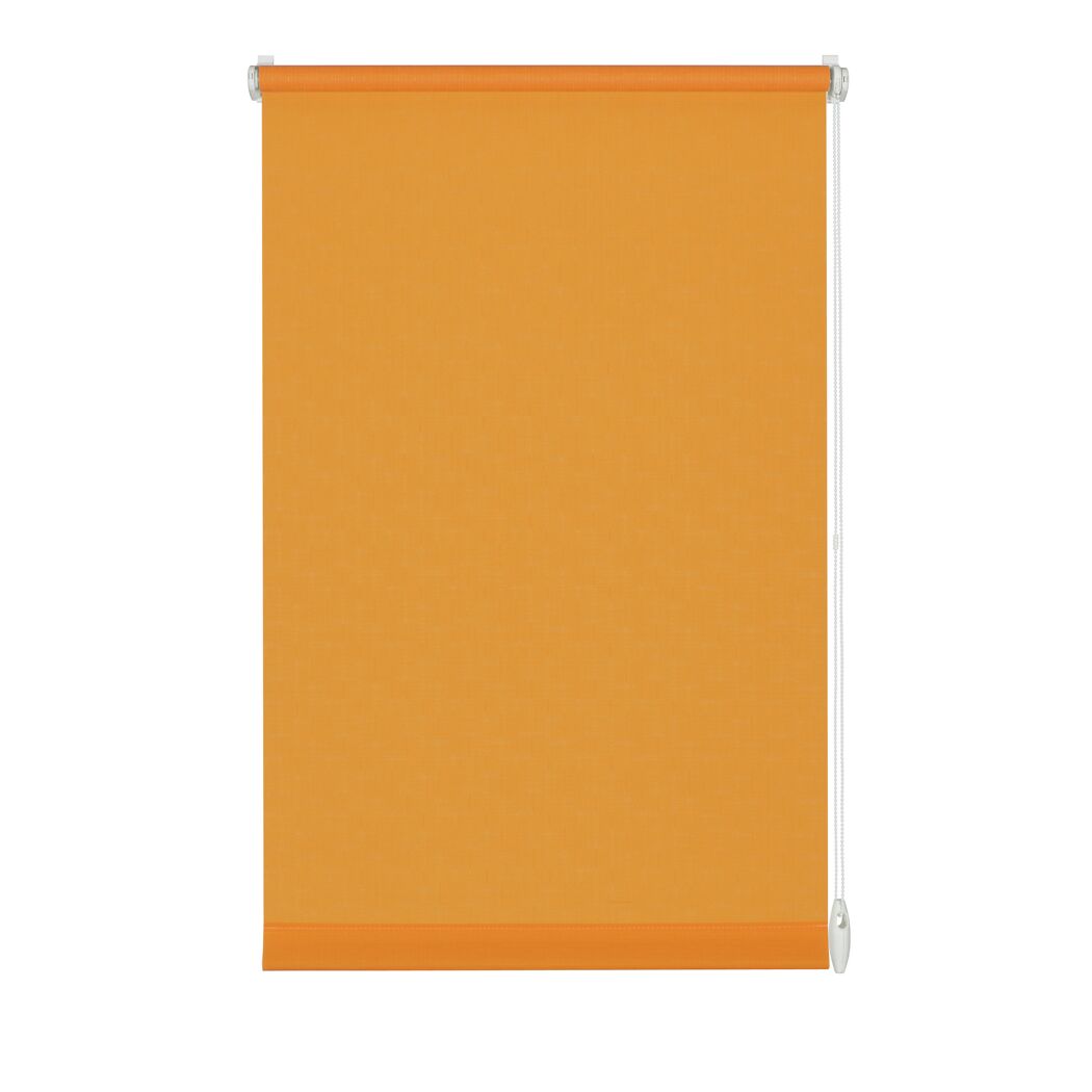 Orangefarbenes Rollo