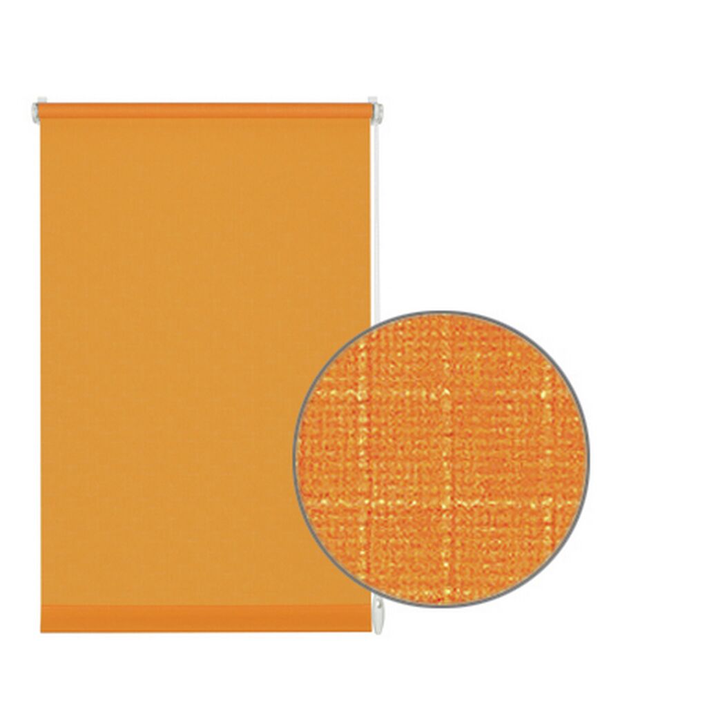 Orangefarbenes Rollo