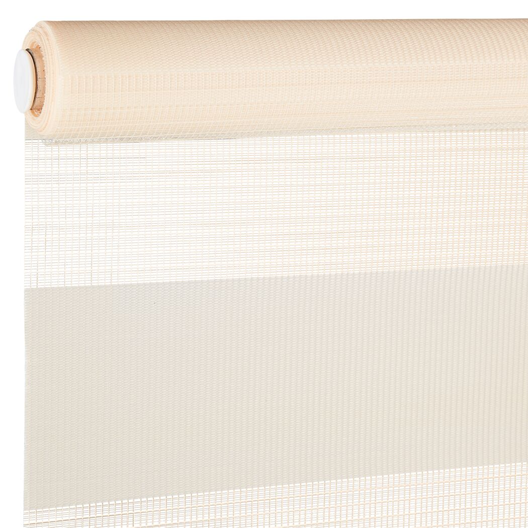 Doppelrollo 'EasyFix' creme 60 x 150 cm