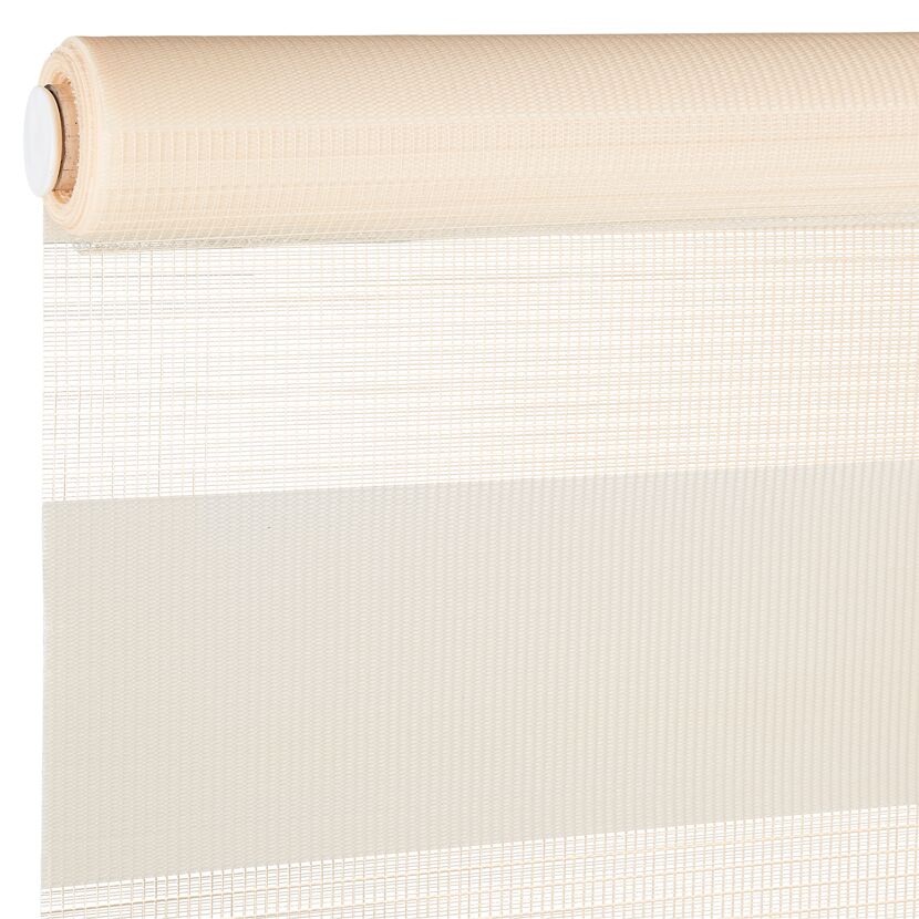 Doppelrollo 'EasyFix' creme 60 x 150 cm