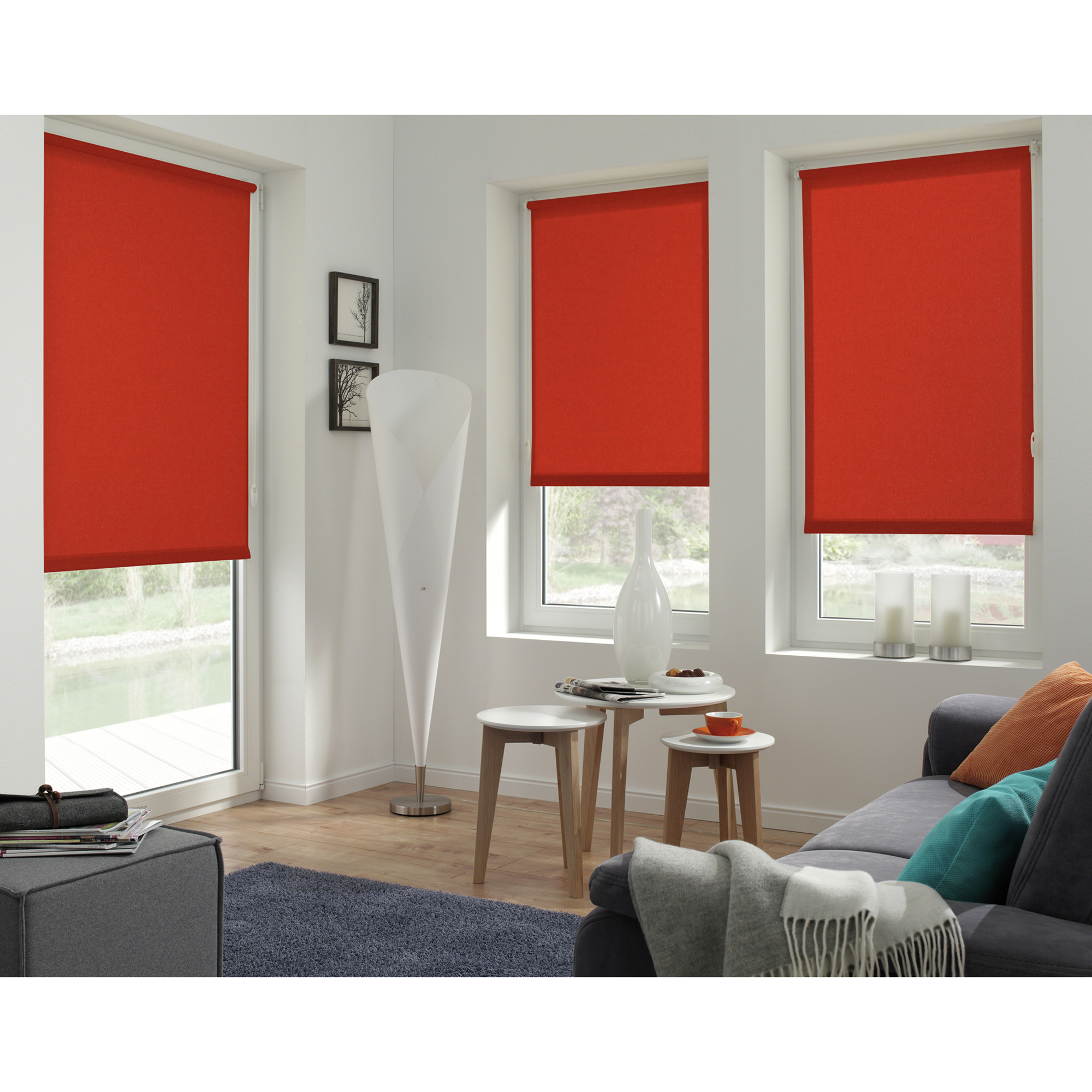 EasyFix Rollo 'Uni' rot 45 x 150 cm + product picture