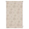 Beigefarbenes Rollo mit floralem Muster